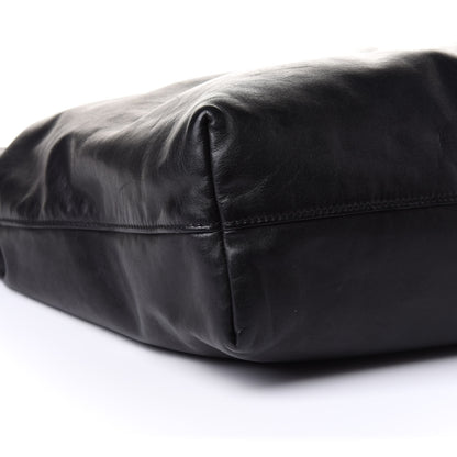 Prada Soft Calf Shopping Tote Black 9 of 12