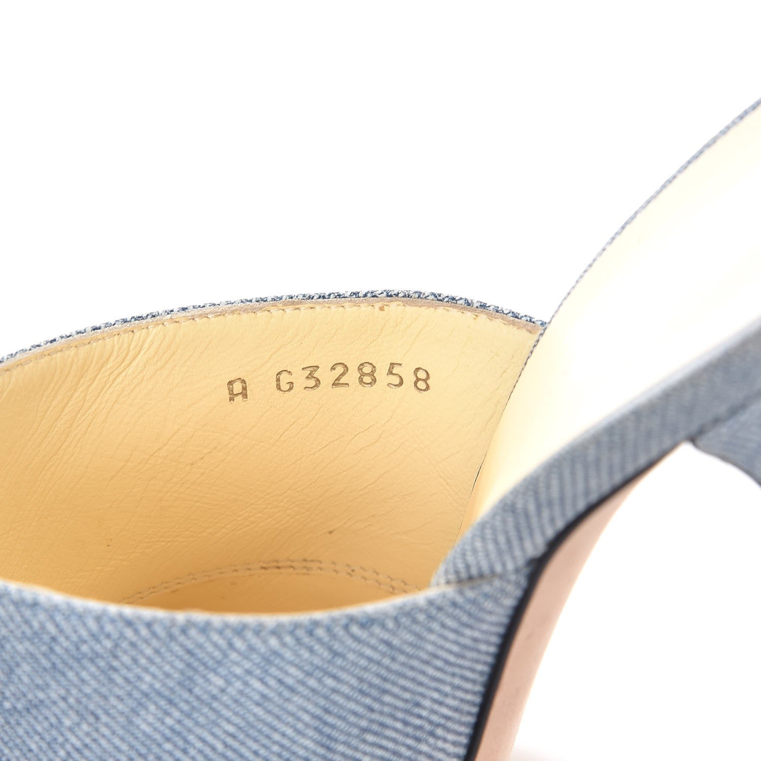 Chanel Printed Lambskin Grosgrain Cap Toe CC Mules 39 Blue Black 11 of 13