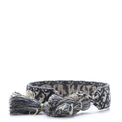 Christian Dior Woven Cotton J'Adior Friendship Bracelet Set Navy 7 of 8