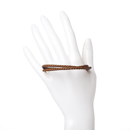 David Yurman Sterling Silver Chevron Triple-Wrap Bracelet Camel 2 of 5