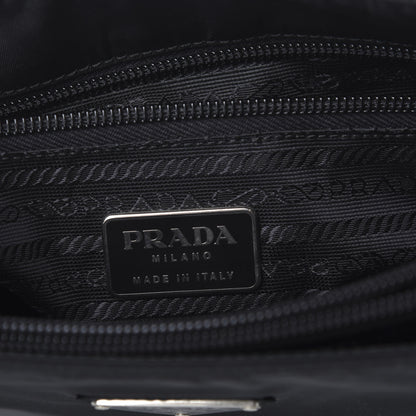 Prada Tessuto Nylon Chain Shoulder Bag Black 5 of 8