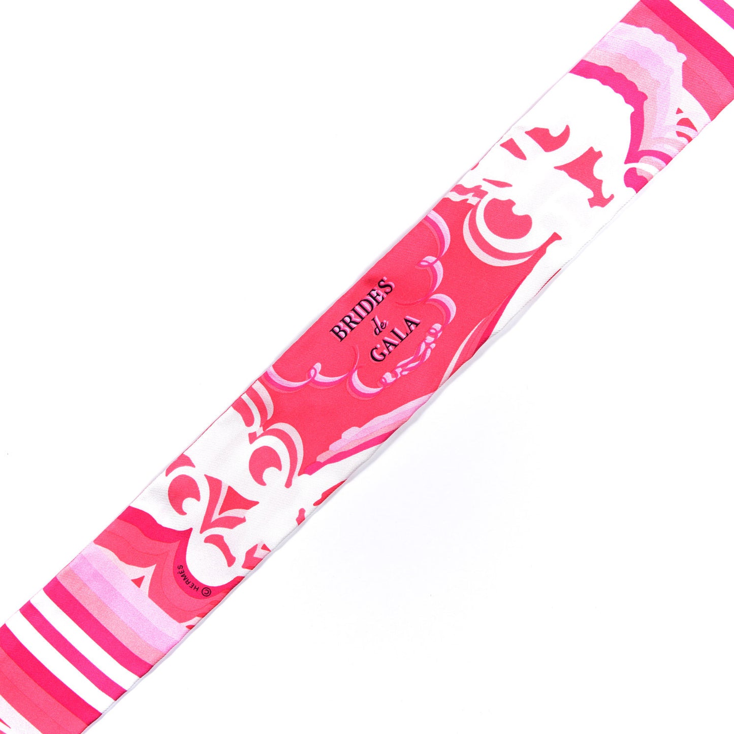 Silk Brides de Gala Shadow Twilly Rose Blanc Fuchsia