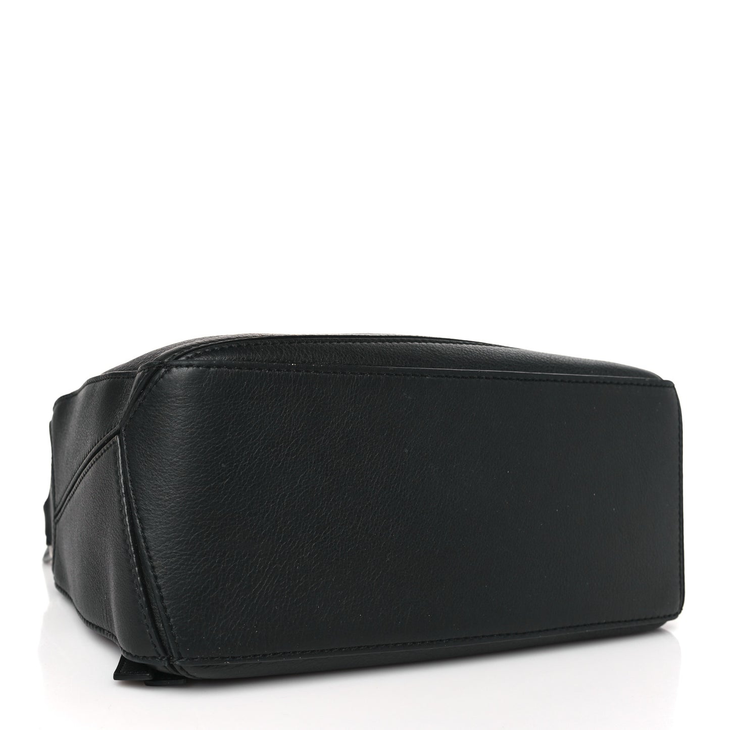 Calfskin Small Puzzle Bag Black