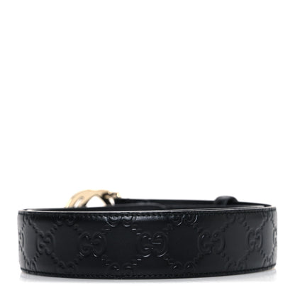 Gucci Calfskin Interlocking G 37mm Belt 85 34 Black 2 of 6
