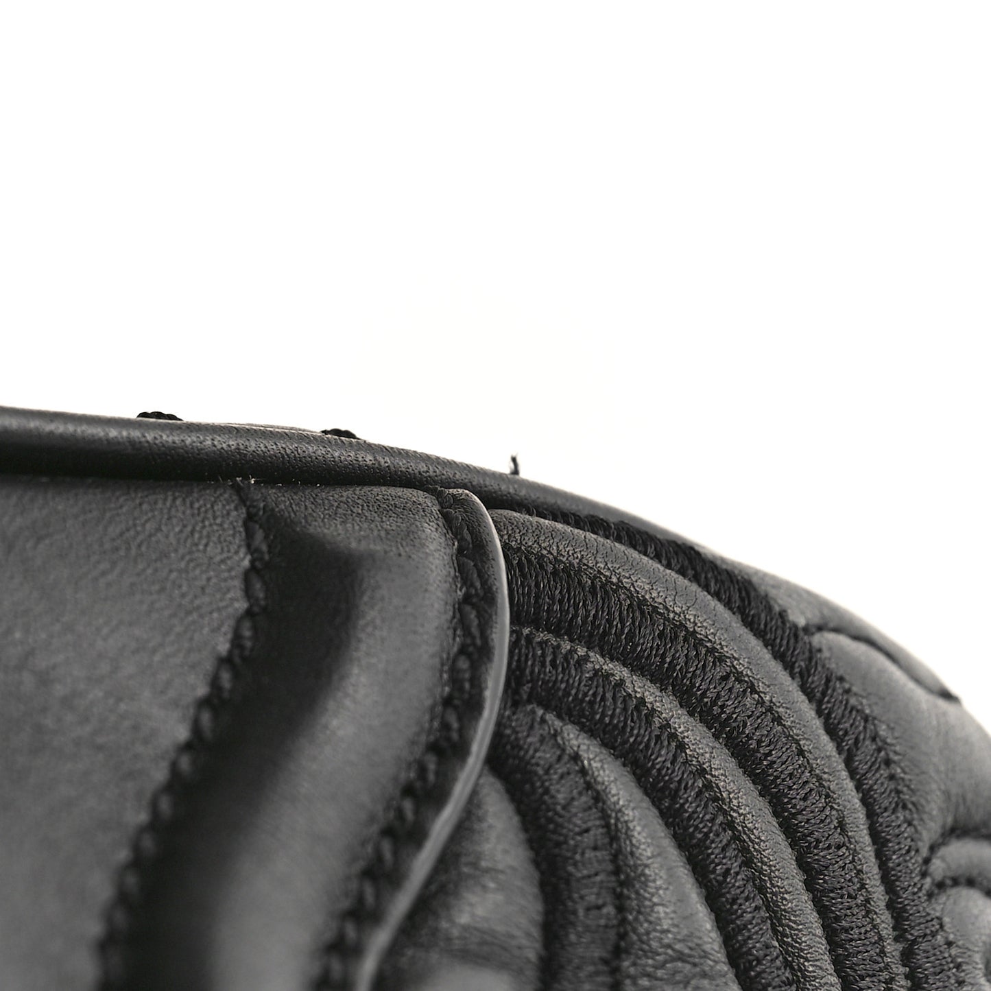 Calfskin Embroidered Medium Baroque Palazzo Empire Bag Black