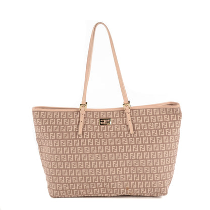 Fendi Zucchino Vitello Shopping Tote Cipria Teint Cipria 1 of 10