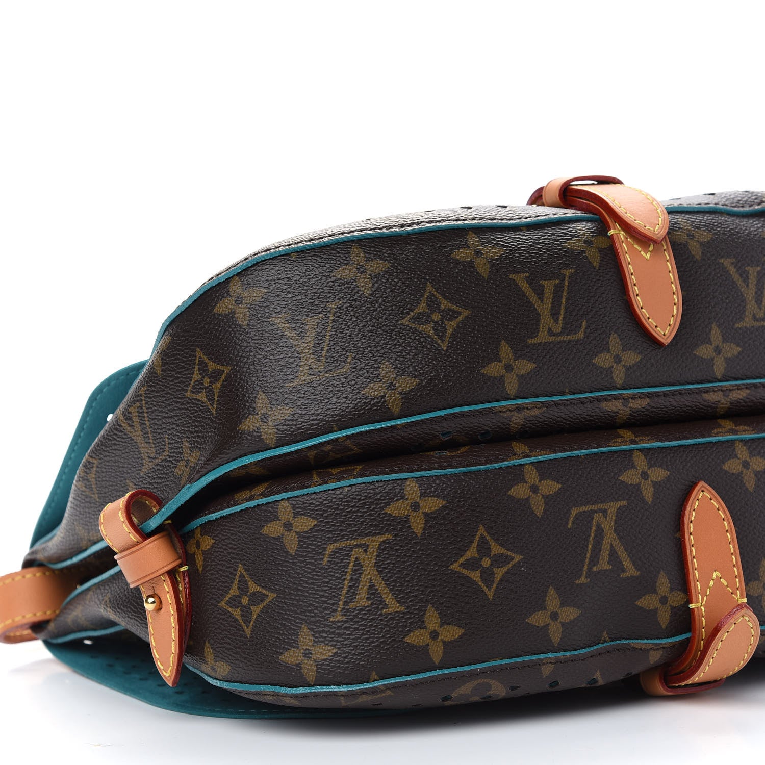Louis Vuitton Monogram SC Flore Saumur Teal 7 of 9