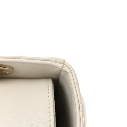 Christian Dior Lambskin Cannage Medium Lady Dior White 11 of 11