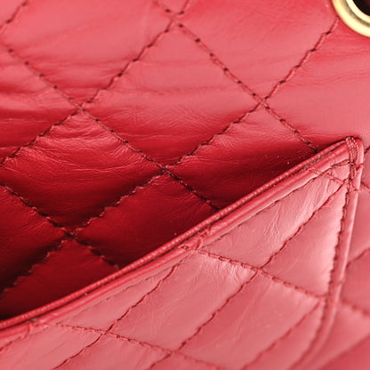 Chanel Aged Calfskin Quilted 2.55 Reissue Mini Flap Red 15 of 17