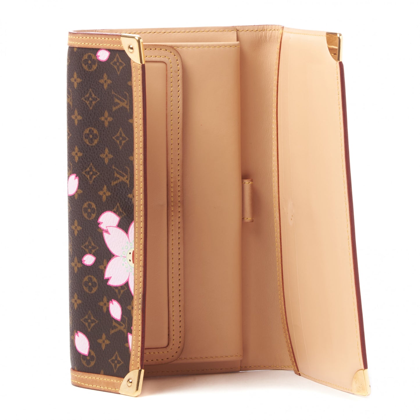 Monogram Cherry Blossom Porte Tresor International Wallet Brown