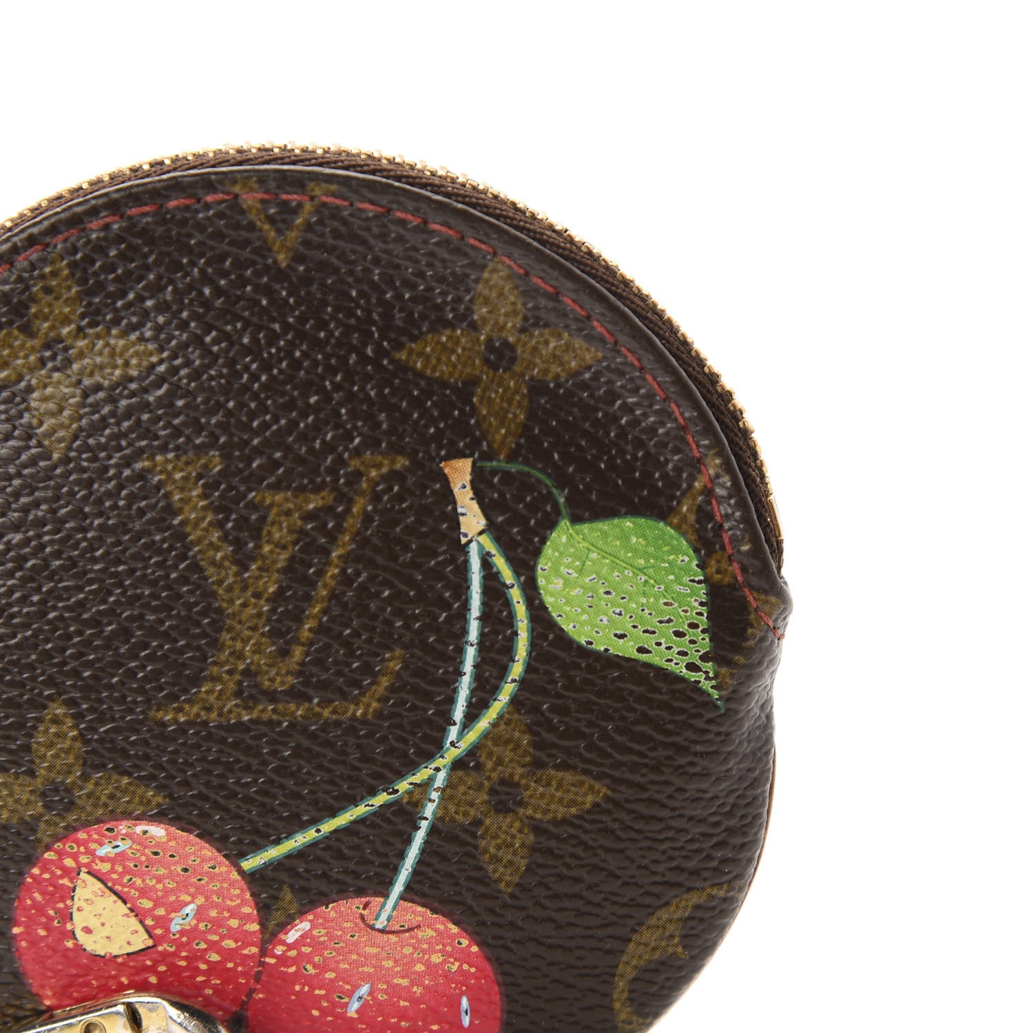 Louis Vuitton Monogram Cerises Round Coin Purse 9 of 11