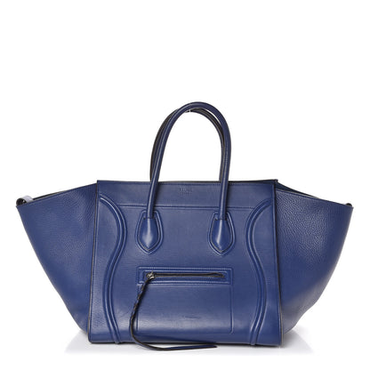 Celine Supple Calfskin Medium Phantom Luggage Indigo 1 of 10