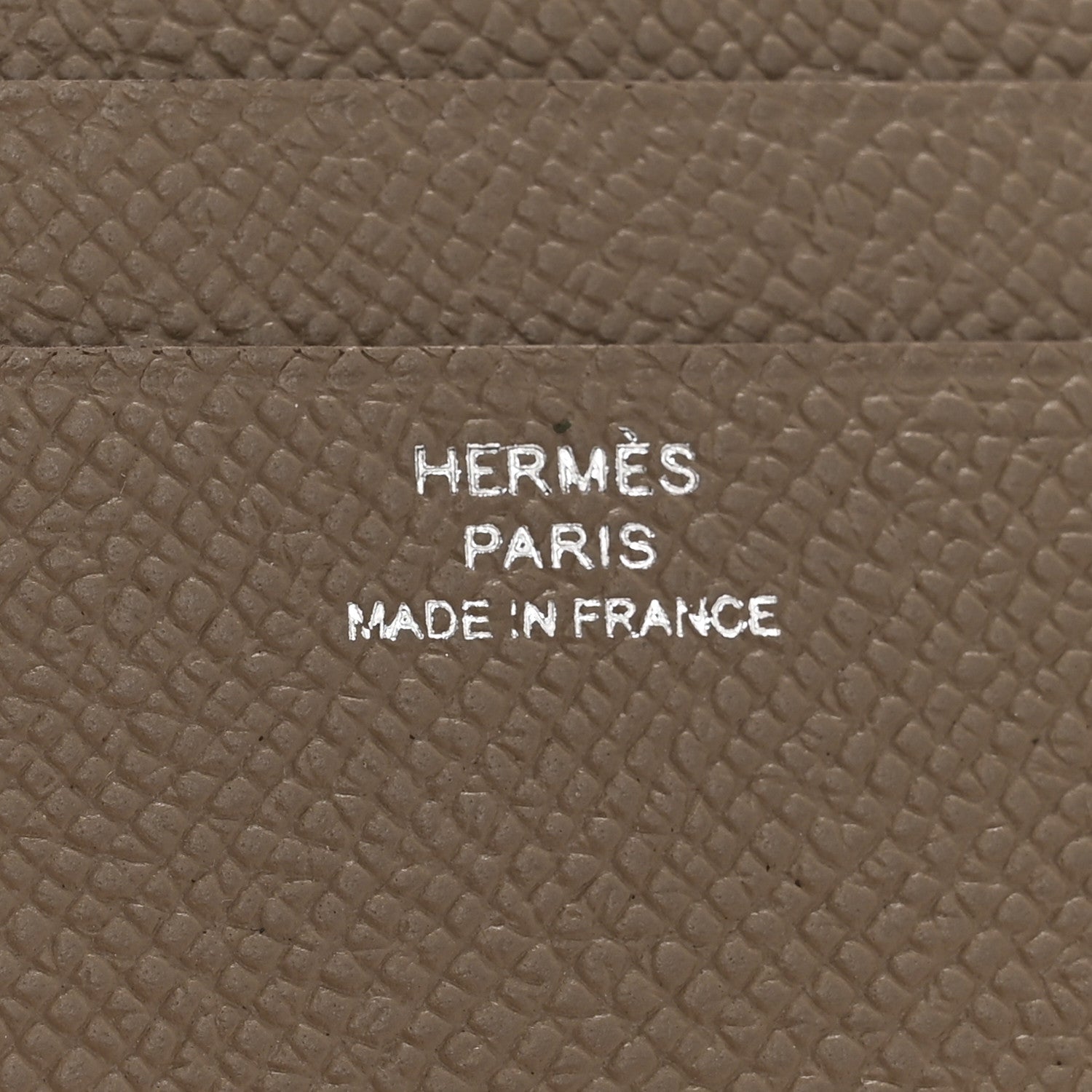Hermes Epsom MC2 Euclide Card Holder Case Etoupe 6 of 8