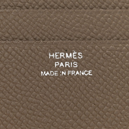 Hermes Epsom MC2 Euclide Card Holder Case Etoupe 6 of 8