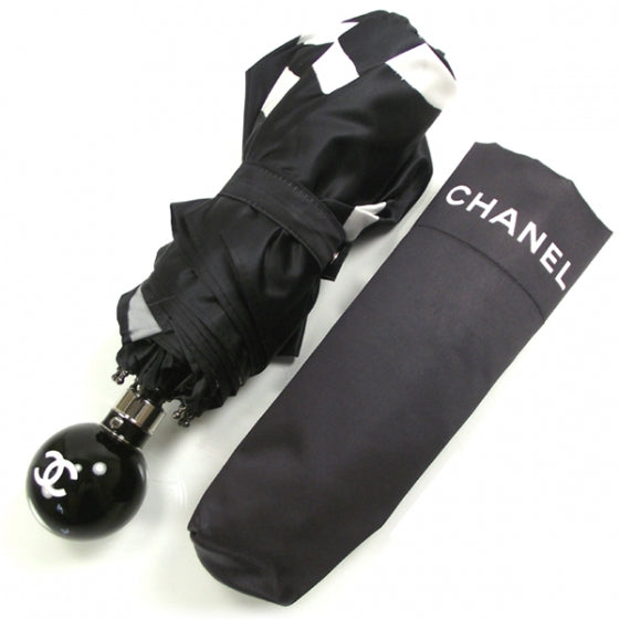 Chanel Camellia Umbrella Black/White 6 of 6