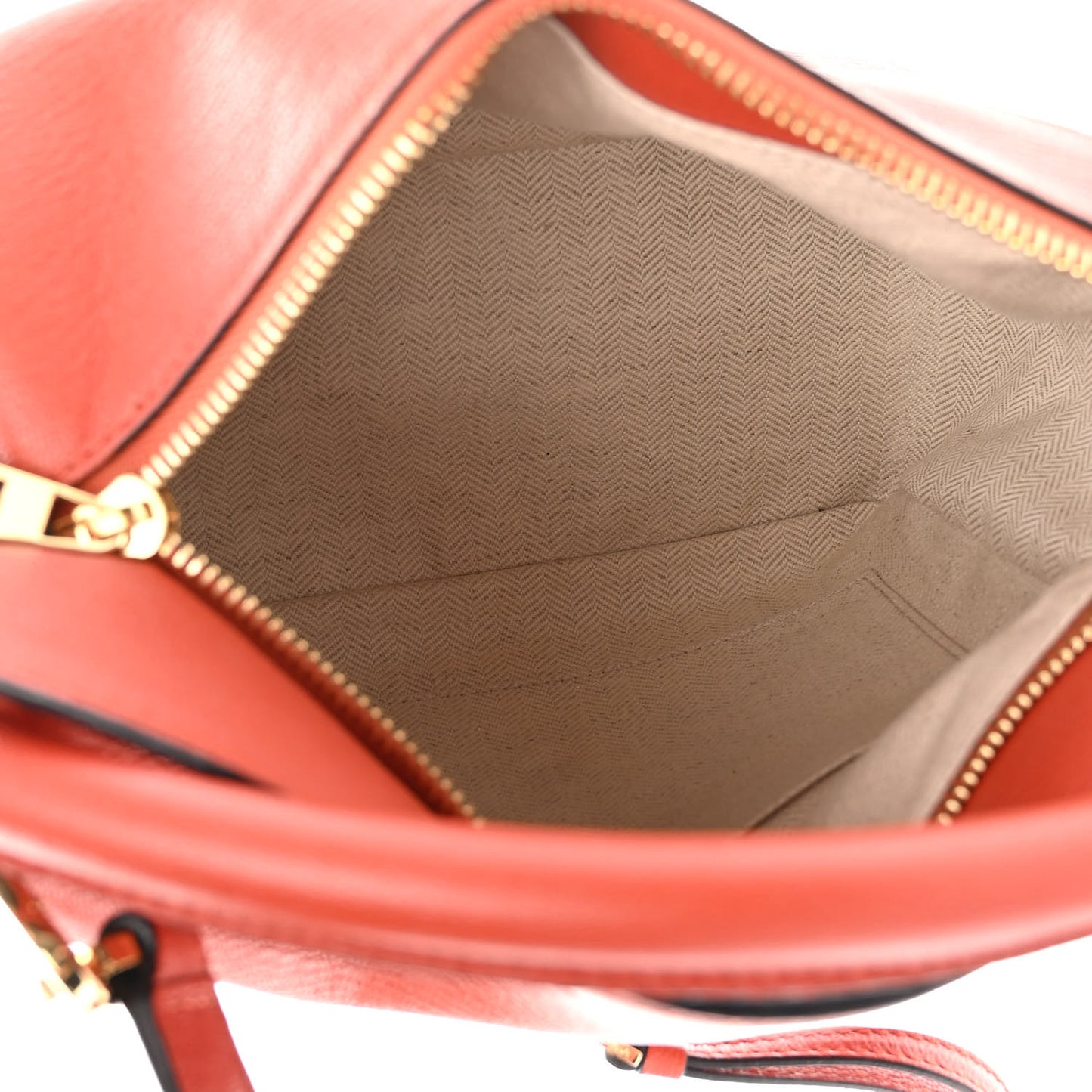 Goatskin Small Puzzle Bag Orange