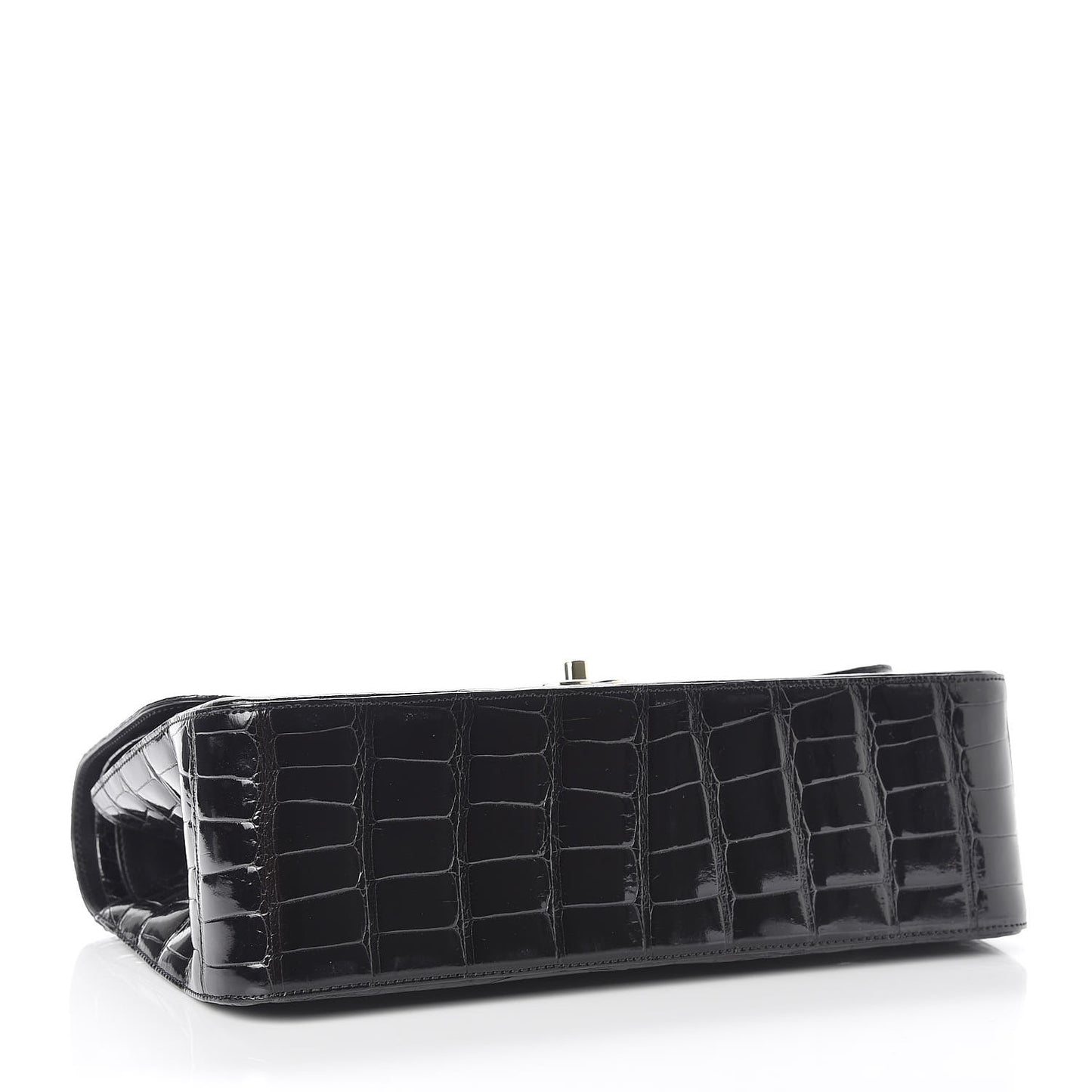 Alligator Jumbo Double Flap Black