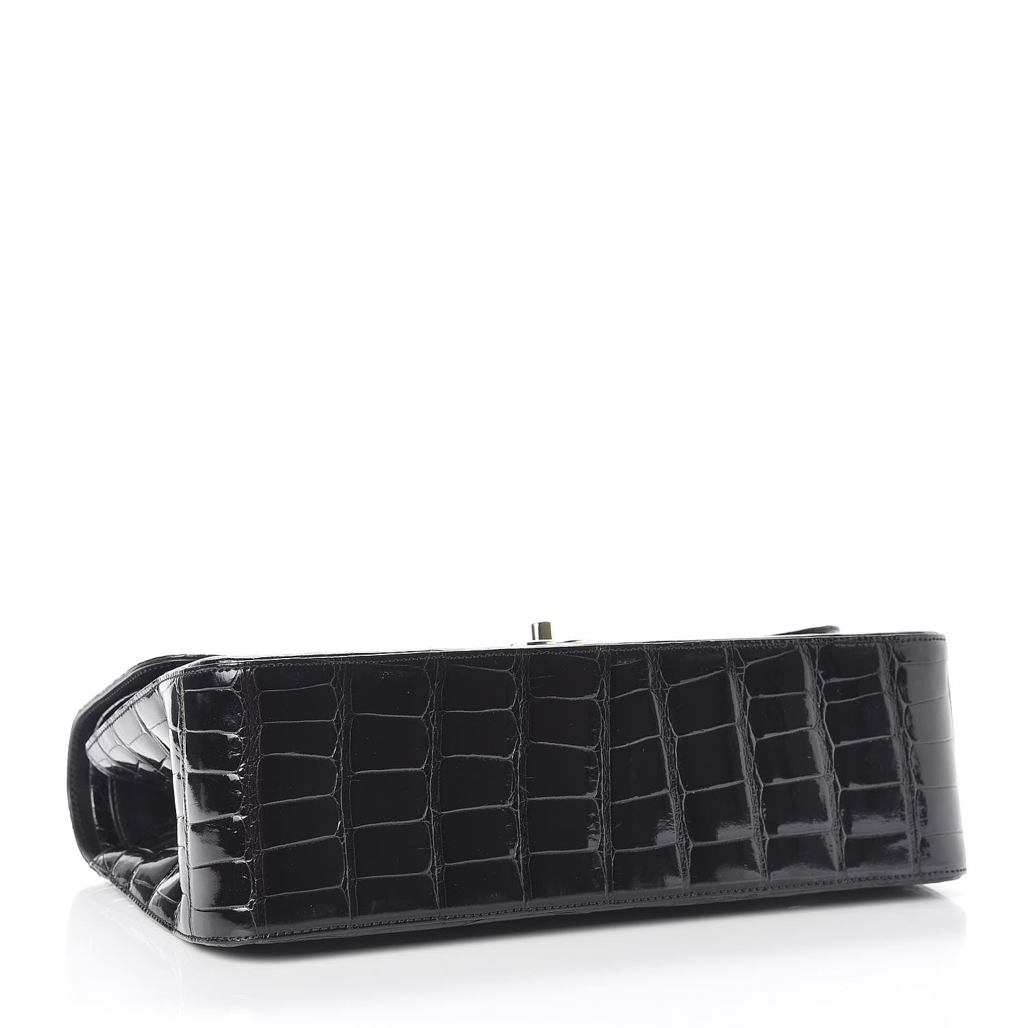 Chanel Alligator Jumbo Double Flap Black 4 of 11