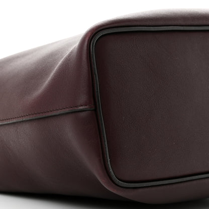 Celine Lambskin Small Soft Cube Satchel Burgundy 9 of 11