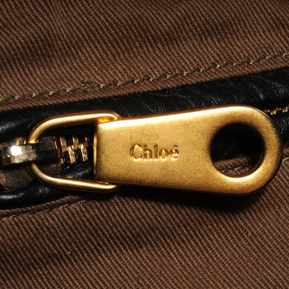 Chloe Calfskin Medium Marcie Top Handle Bag Black 8 of 10