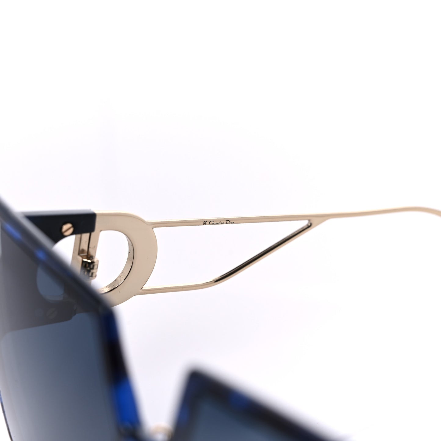 Acetate Square 30 Montaigne Sunglasses Blue