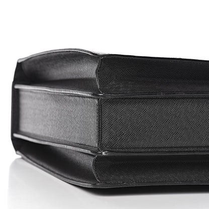 Louis Vuitton Taiga Pilot Case Oural Briefcase Black 9 of 11