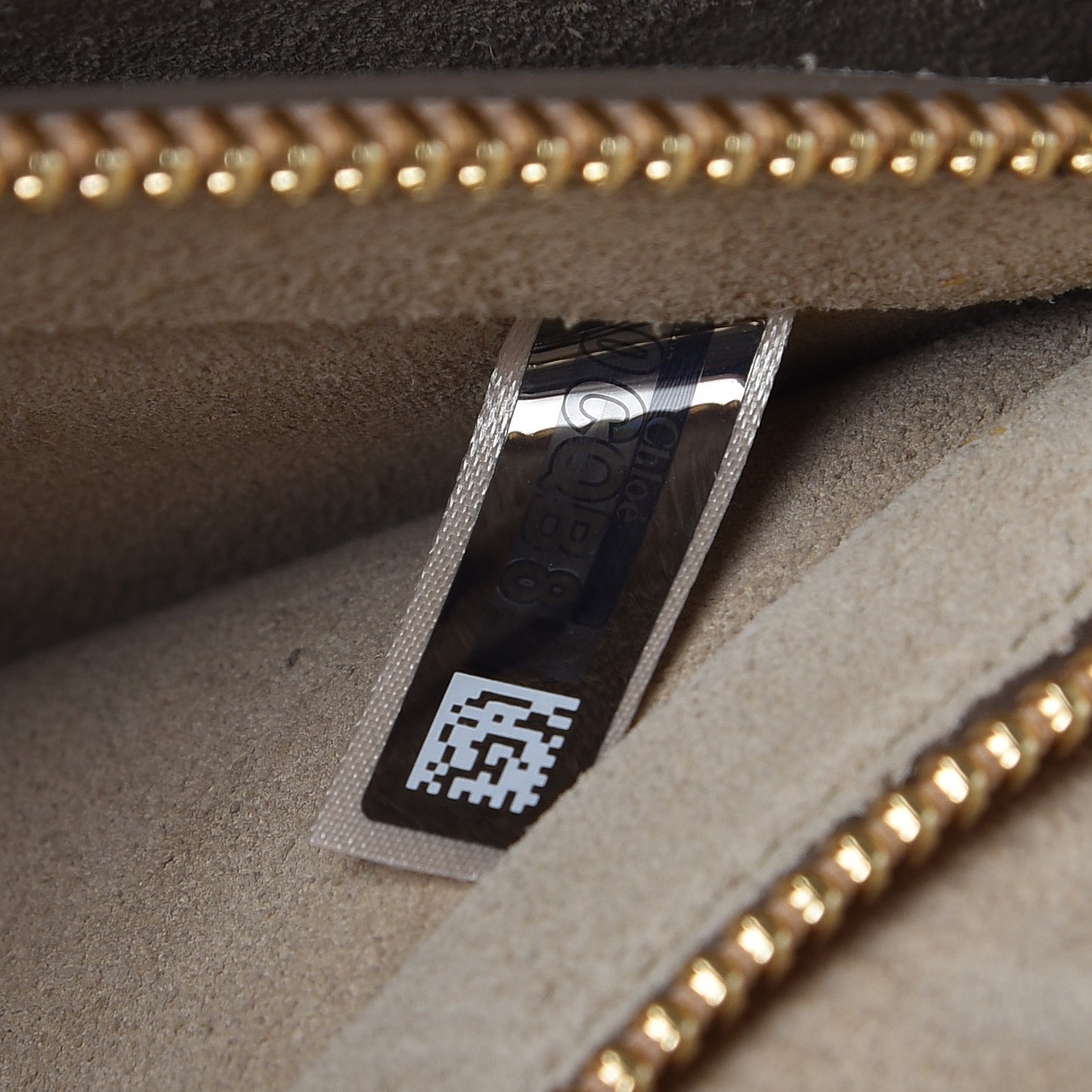 Calfskin Suede Medium Faye Shoulder Bag Motty Grey