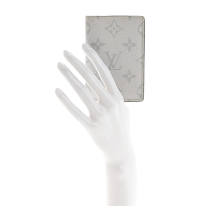 Louis Vuitton Monogram Taiga Pocket Organizer Antartica 2 of 12
