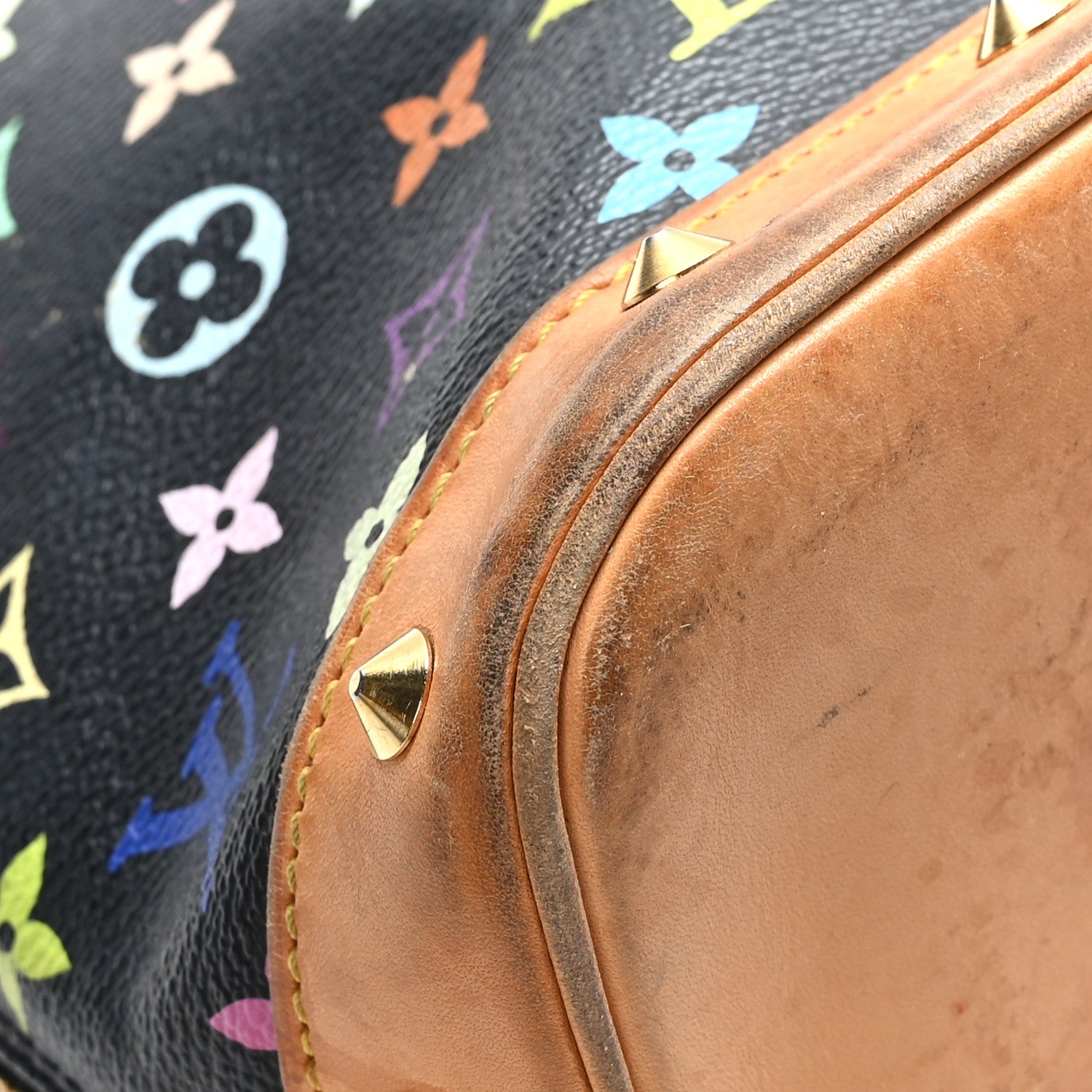 Louis Vuitton Monogram Multicolor Alma Black 10 of 14