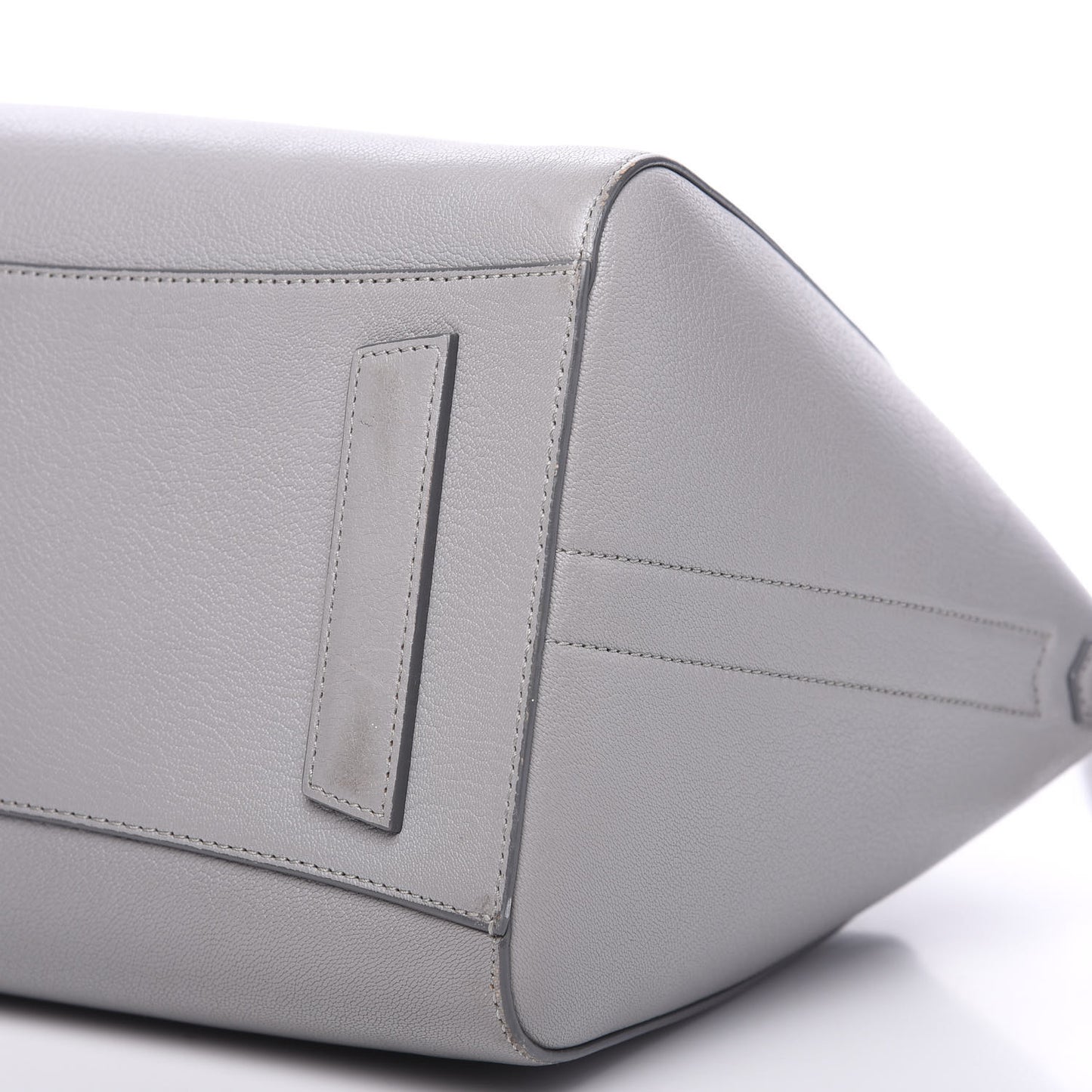 Sugar Goatskin Medium Antigona Pearl Grey