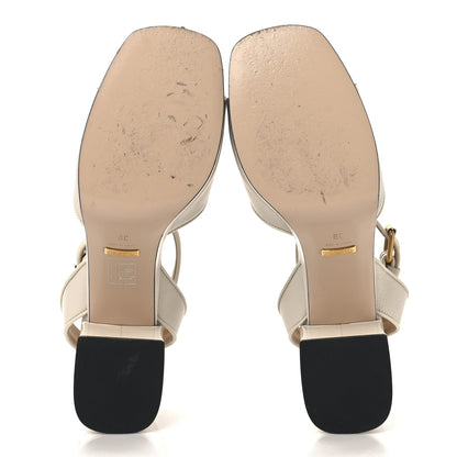 Gucci Quentin Granada Kid Horsebit 25/60mm Platform Sandals 39 Mystic White 6 of 10