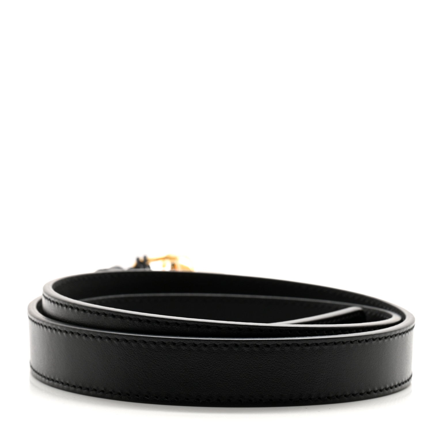 Gucci Calfskin Double G 20mm Belt 85 34 Black 2 of 8
