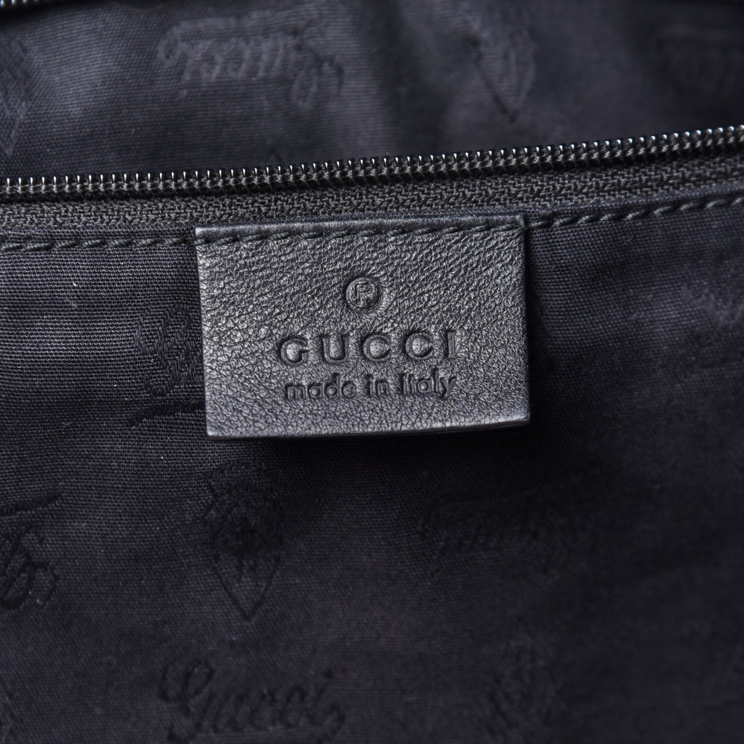 Gucci Guccissima Large New Ladies Web Hobo Black 6 of 14