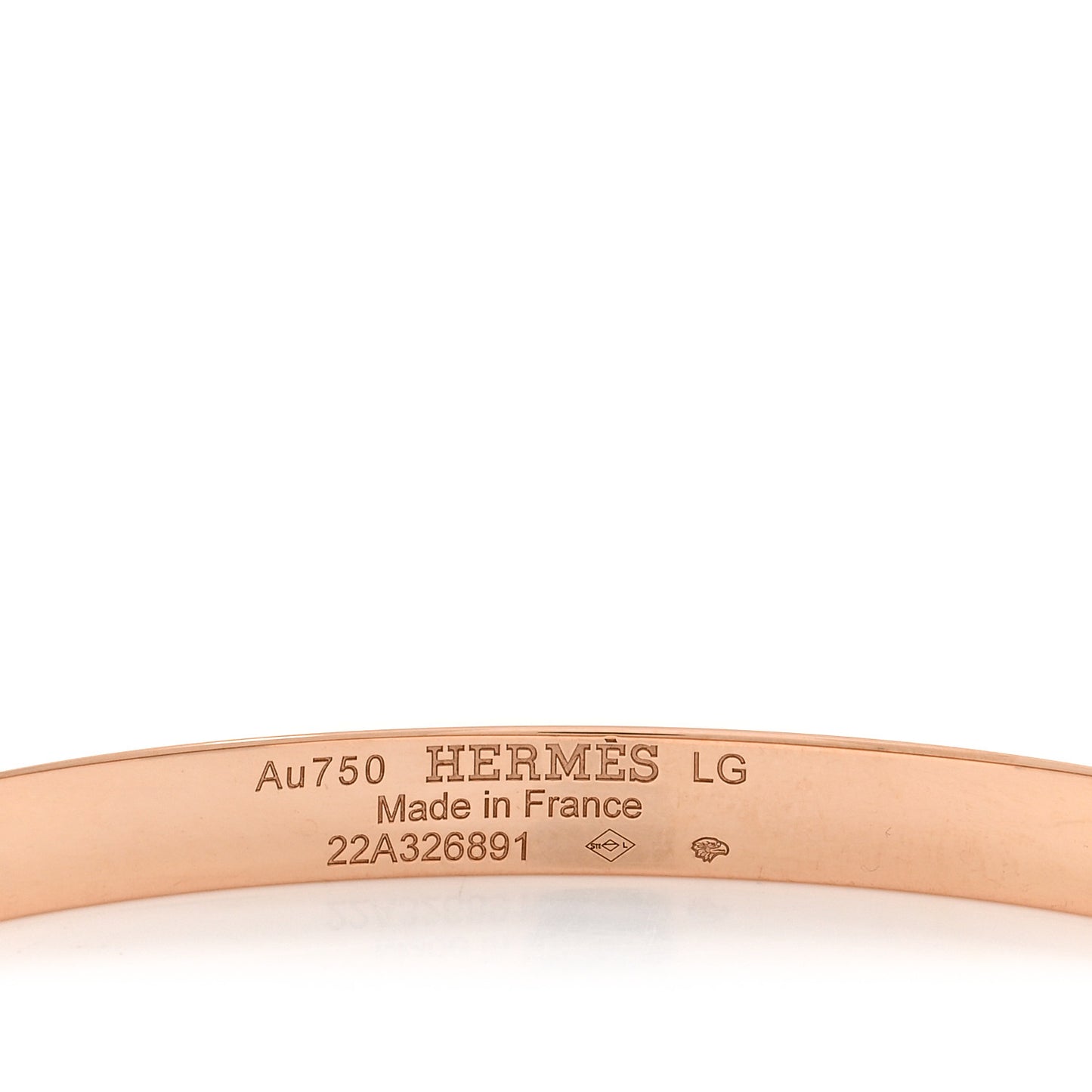 18K Rose Gold Diamond PM Kelly Bracelet LG