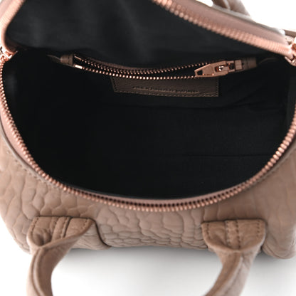 Alexander Wang Pebbled Lambskin Mini Rockie Latte Rose Gold Hardware 5 of 9