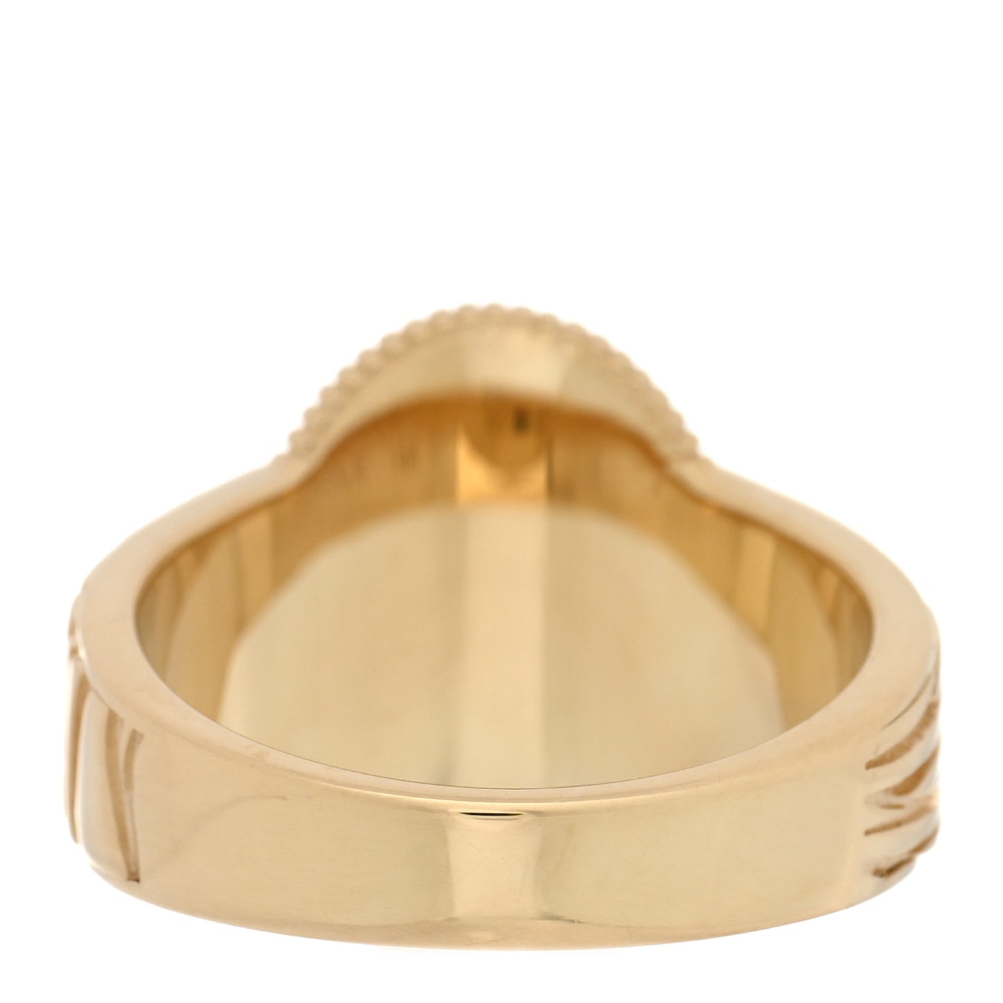 18K Yellow Gold Enamel Diamond Strength Cigar Band 57 8 Red