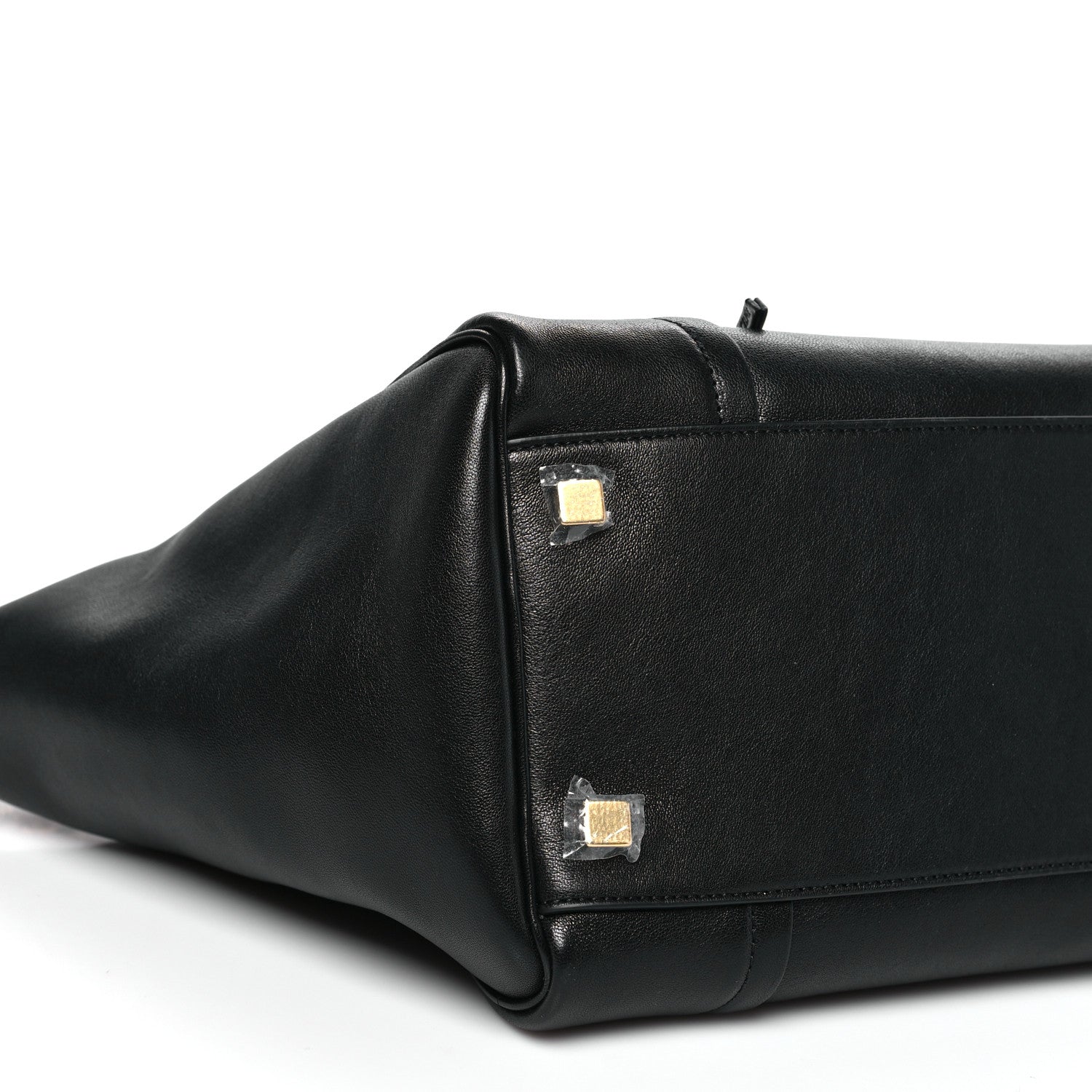 Celine Supple Shiny Lambskin Medium Smiling New Luggage Black 9 of 10