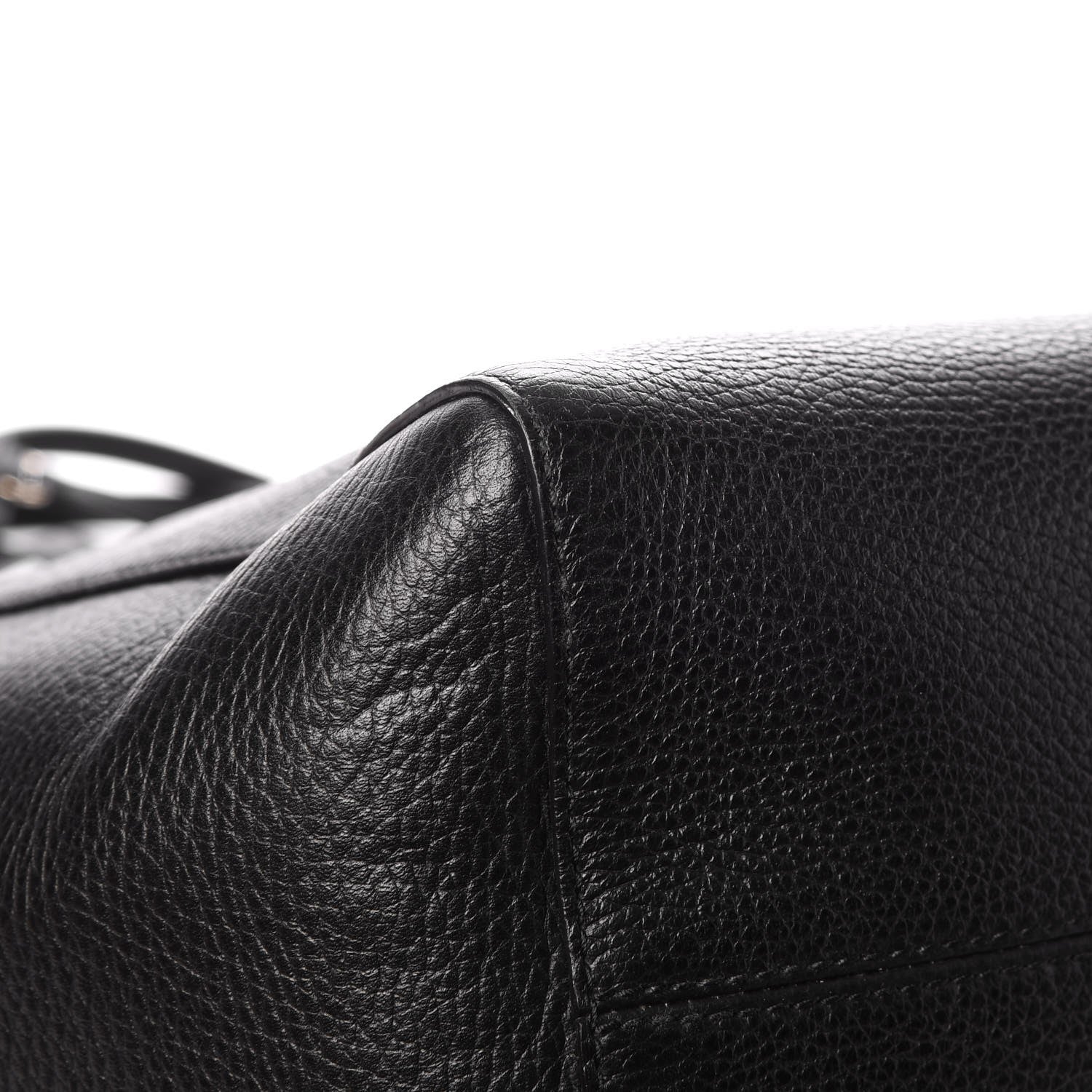 Gucci Pebbled Calfskin Medium Swing Tote Black 13 of 14
