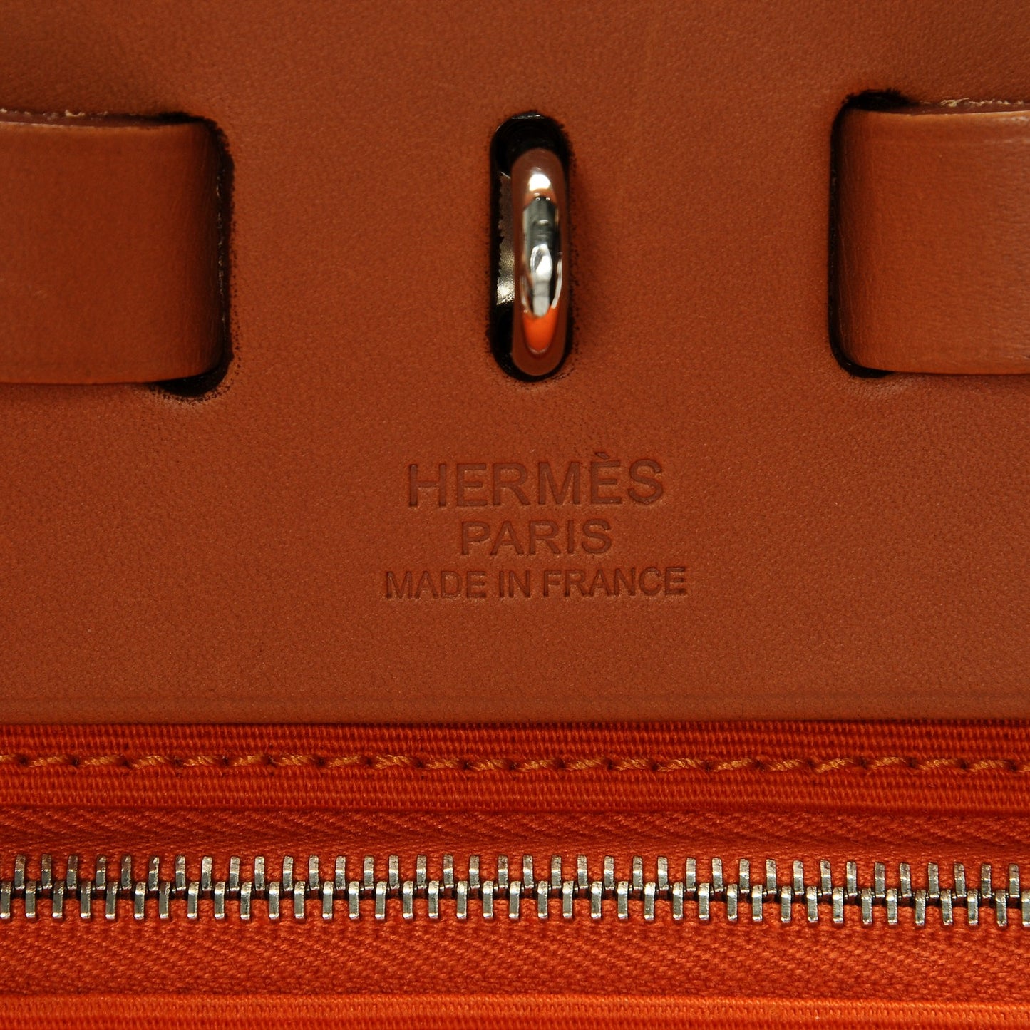 Natural Barenia Toile Herbag Zip 31 PM Orange