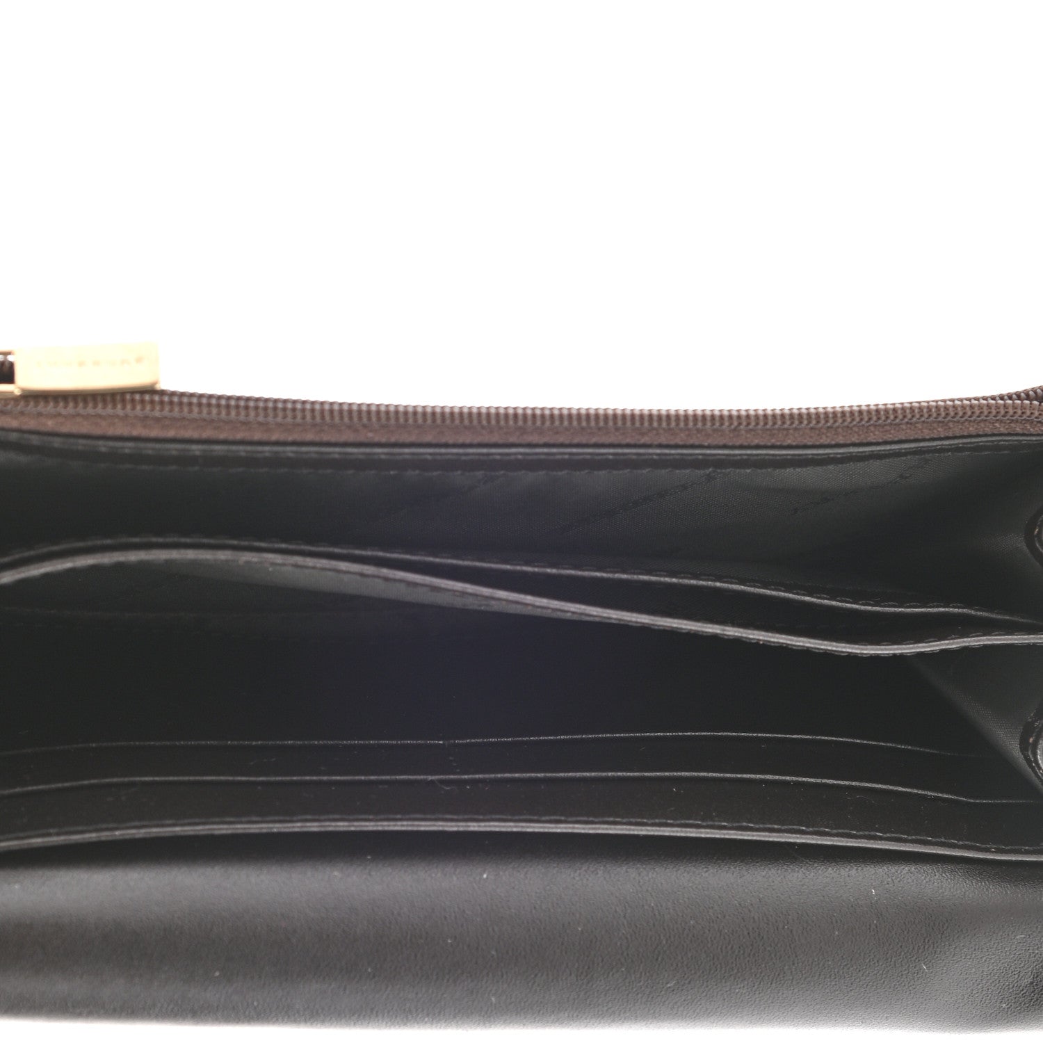 Burberry Haymarket Check Penrose Continental Wallet Chocolate 5 of 6