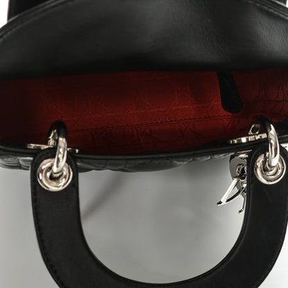 Christian Dior Lambskin Cannage Mini Lady Dior Black 5 of 6
