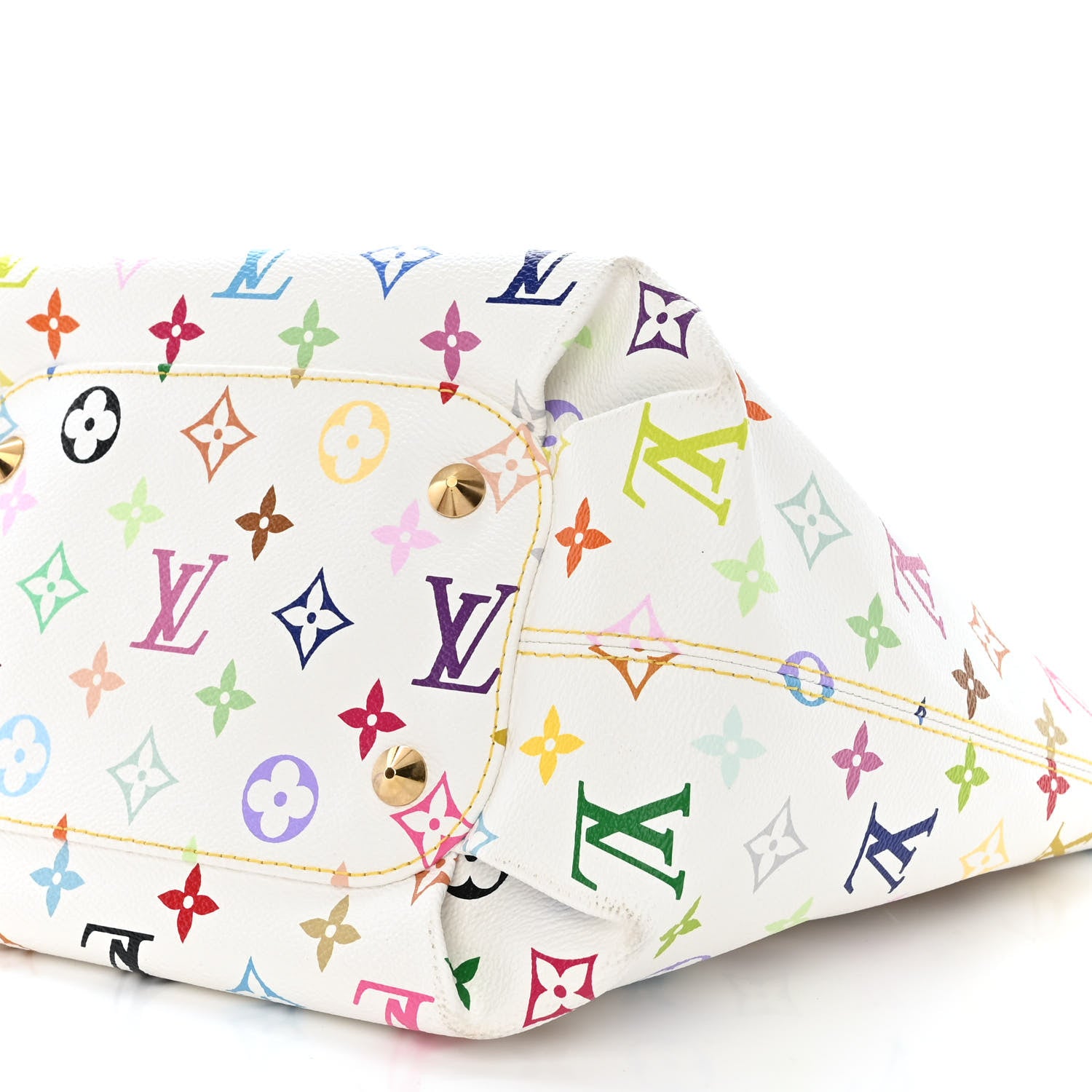 Louis Vuitton Monogram Multicolor Annie MM White 10 of 12