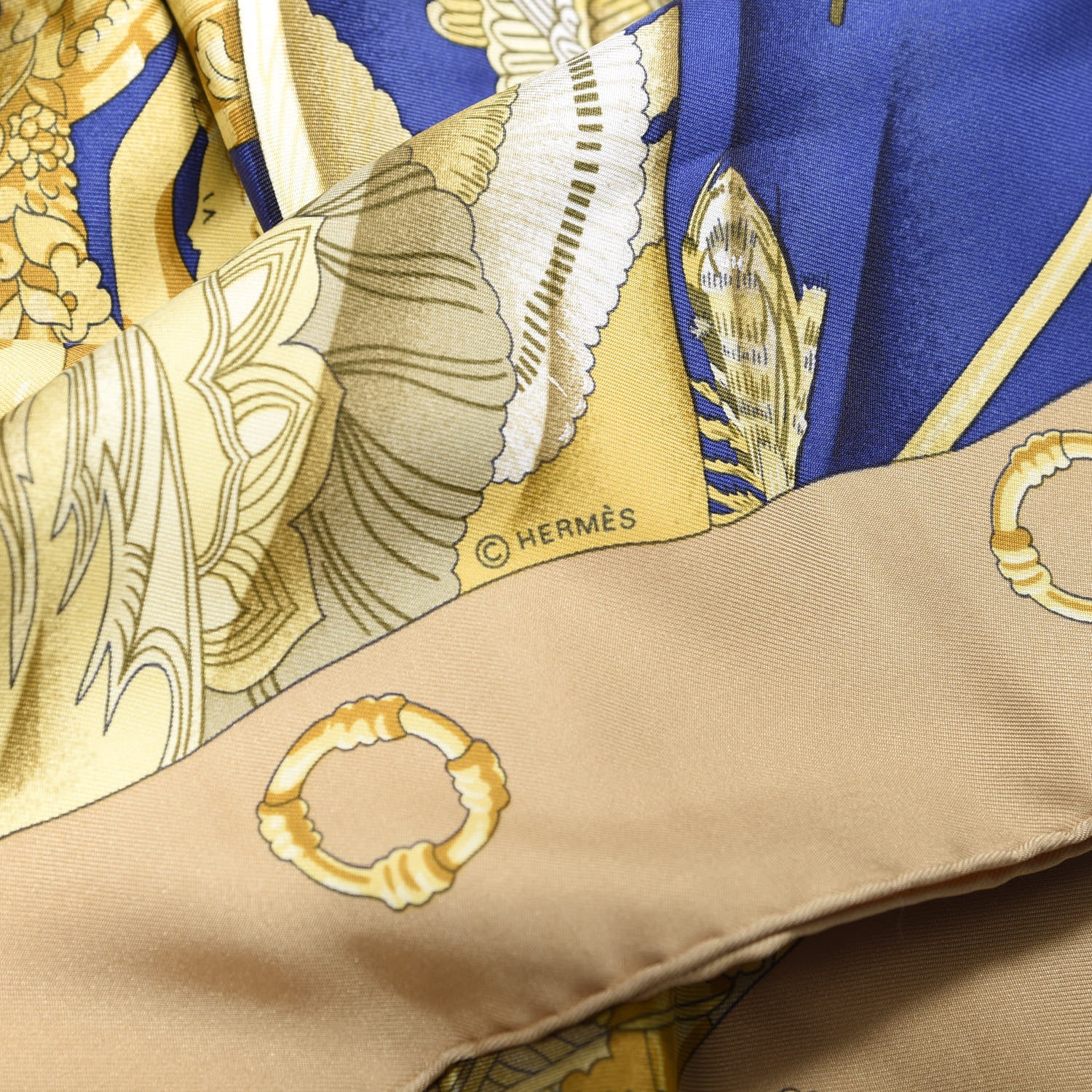 Hermes Silk Soleil De Soie Scarf 90 3 of 5