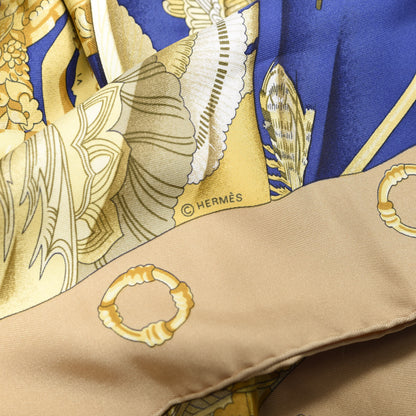Hermes Silk Soleil De Soie Scarf 90 3 of 5