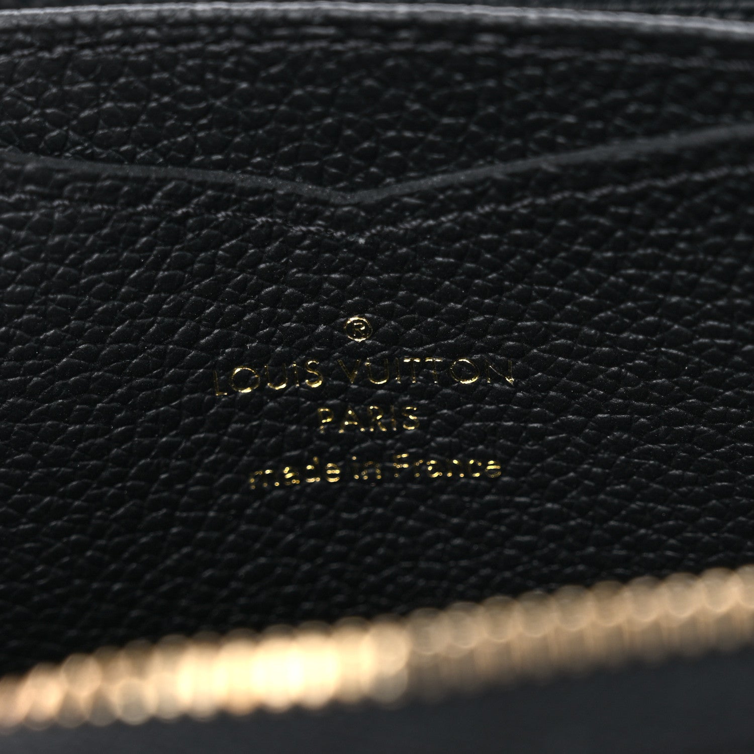 Louis Vuitton Empreinte Zippy Coin Purse Black 6 of 6
