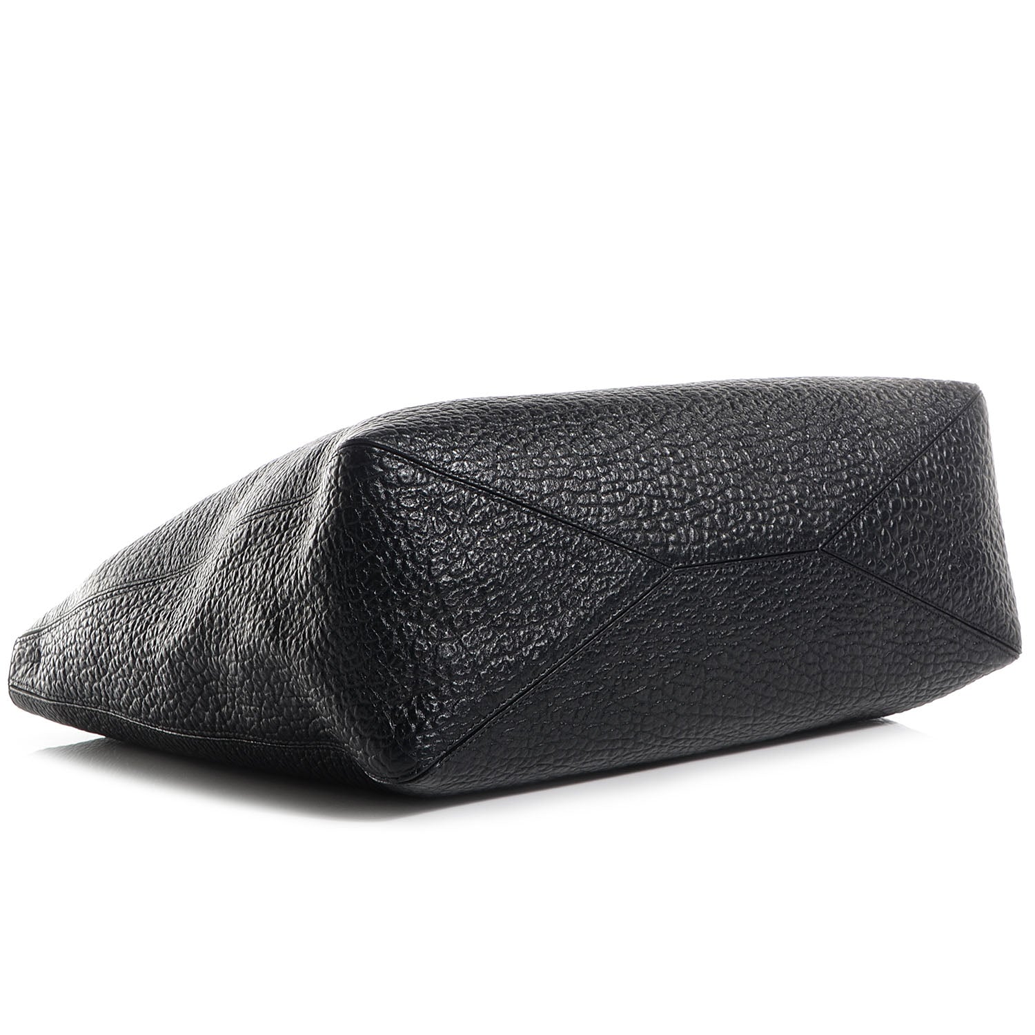 Burberry Signature Grain Medium Lindburn Hobo Black 4 of 10