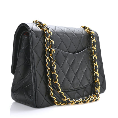Chanel Lambskin Quilted Medium Double Flap Black 3 of 11