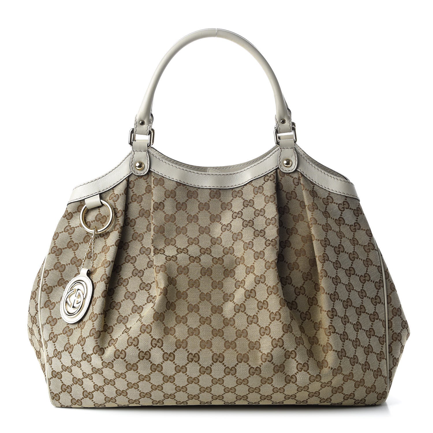 Gucci Monogram Large Sukey Tote Off White 1 of 10