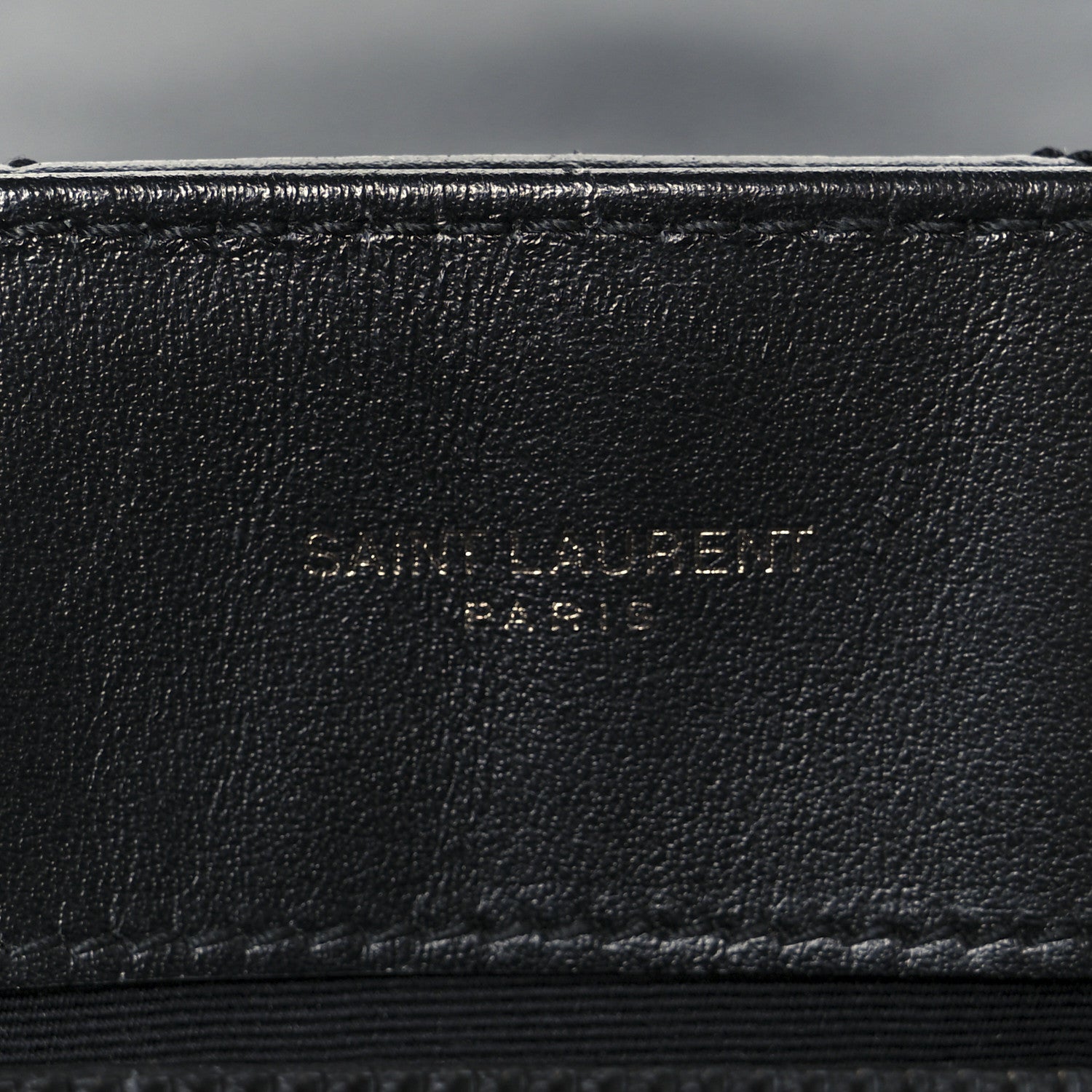 Saint Laurent Calfskin Y Quilted Monogram Monochrome Medium Loulou Chain Satchel Black 6 of 11