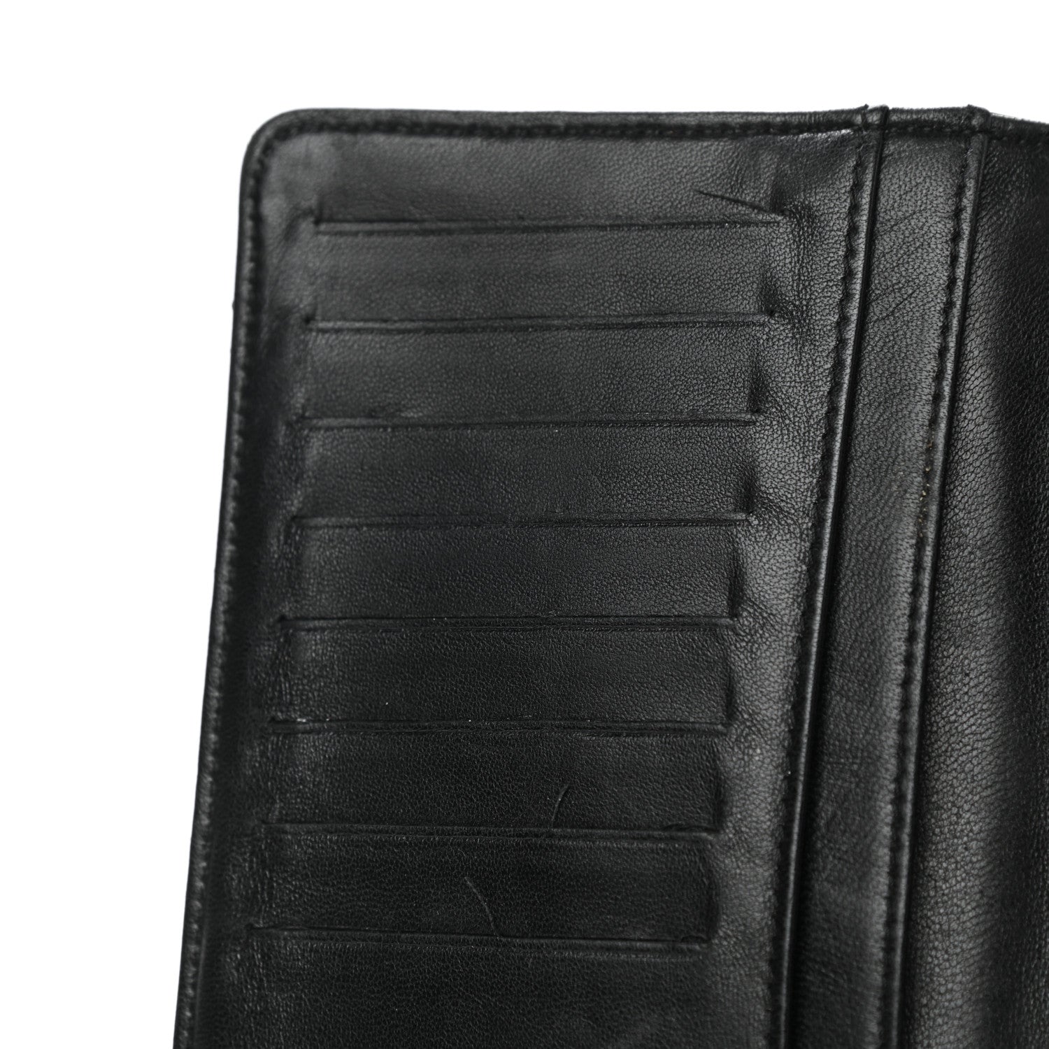 Chanel Patent Quilted Flap Wallet Black 11 of 12